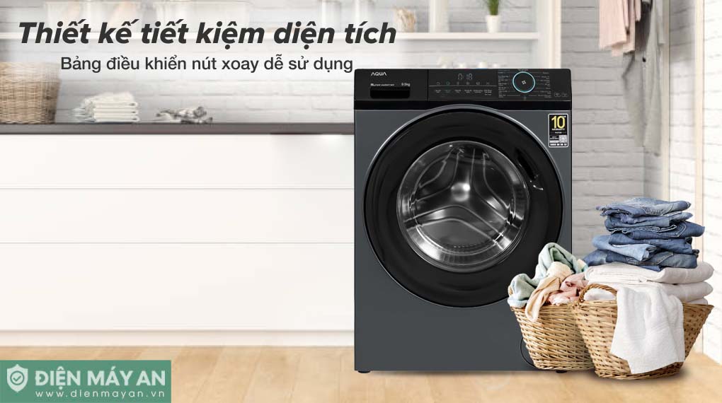 Máy giặt Aqua Inverter 9.5 kg AQD-A952J BK